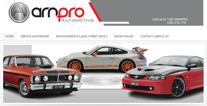 Image of Arnpro Home page